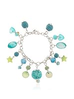 Edien Pulsera Formentera Plateado / Azul