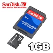 SanDisk - Flash memory card ( SD adapter included ) - 1 GB - microSD