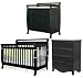 Baby : DaVinci Emily Ebony Convertible Baby Crib and 3 Drawer Changer and 4 Drawer Dresser Set