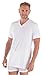 Men's Bamboo V-Neck Undershirt (Natural White, X-Large) Father's Day Gift Ideas MB6002-NWH-XL