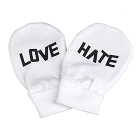 Spoilt Rotten - Love And Hate Scratch Mittens