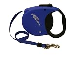 Power Walker Retractable Dog Leash, Blue, 12' Xtra-Small