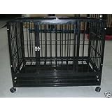 42 Professional Superior Quality Heavy Duty Dog Pet Cat Animal Crate Cage Kennel On Wheels...