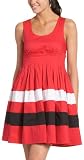 Kensie Girl Juniors' Stretch Poplin Striped Dress