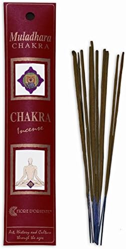 Fiore D'Oriente 1st Chakra Incense Muladhara 8 Sticks in Red Packaging