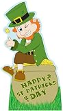 Lucky Leprechaun (St. Patricks Day) Large Standup Poster