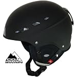 COX SWAIN Ski-/Snowboardhelm BONE, Farbe: Black matt, Größe: 58-62cm