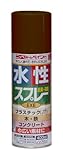 ニッペ 水性EXEスプレー 400ML 茶色