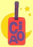 Tepper Jackson Ciao Red Luggage Tag