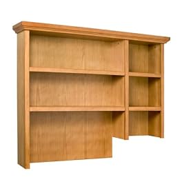 DaVinci Kalani Combo Dresser Hutch in Honey Oak