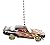 Hot Wheels 1970 Black Flame Camaro FAN PULL chain pull