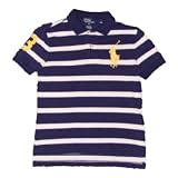 Polo Ralph Lauren Big Pony Striped Boys Polo (2 Colors)