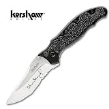 Kershaw Knives K.O. Steven Seagal, Aluminum w/Stingray Inlay Handle, Combo