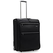 Pathfinder Revolution Plus 25 Inch Expandable Business Wheeled Upright with Suiter, Black, One Size
