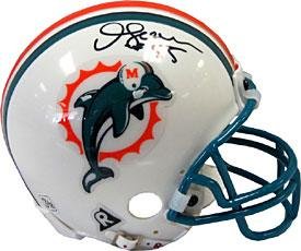 Junior Seau Autographed Miami Dolphins Mini Helmet - Autographed NFL Mini Helmets