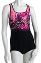 Speedo Women's Aquatic Endurance+ Polyester Plus Size Atlantic Spa Border Print Ultraback