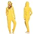 Adventure Time Jake the Dog Adult Orange Hooded Footie One Piece Costume Pajama