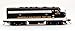 Bachmann Industries EMD F7-A Diesel Locomotive DCC Equipped Norfolk Southern Train Car, Black/Gray, N Scale