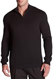 Perry Ellis Mens 1/2 Zip Mock Sweater
