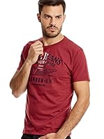 Pepe Jeans London Camiseta Manga Corta Nando Ip (Rojo)