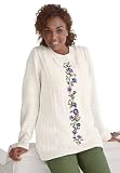 Embroidered pullover