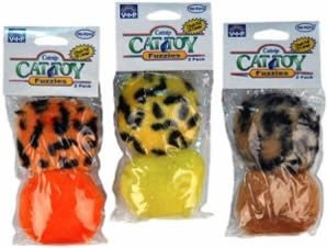 Vo-Toys Catnip Fuzzies Plush Cat Toy 2 pack