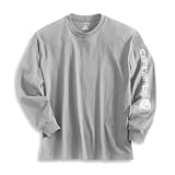 41Eip 2e27L. SL160  casual t shirts	|Carhartt® Long Sleeve T   Shirt, HEATHER GREY, XL