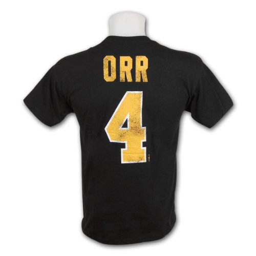Boston Bruins Bobby Orr Vintage NHL Alumni T-Shirt (Black) Reviews