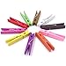 Zicome 3-Inch Large Natural Colorful Wooden Clothespins, Set of 50 Pins, Assorted Colors