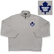 Toronto Maple Leafs NHL "Glacier" Fleece Pullover Sweatshirt (Gray Heather)
