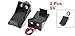 uxcell 2 Pcs Black Plastic 9V Cells Battery Holder Case Box w Wired Leads