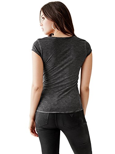 GUESS Women's Short-Sleeve Slub