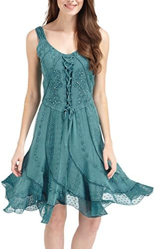 Joe Browns Women's New Effortlessly Elegant Sleeveless Dress Teal