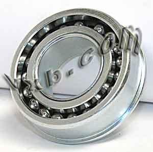 F1234 Unground Flanged Full Complement Bearing 3/8x1 1/16x7/16 Inch