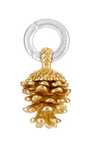 Sence Copenhagen Damen-Charm Tannenzapfen gold 17 mm S750 Preisvergleich