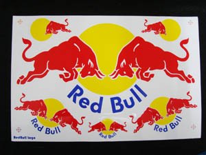 大人気!!!RED　BULL（レッド・ブル）ステッカー（L）-RD5