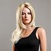 Songmics Neu Perücke Haar Wigs Weiblich Blond Glatt Lang WFS216