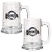 Milwaukee Brewers Set of 2 Beer Glass Tankard Mugs