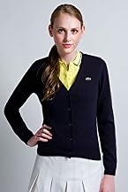 Red! Collection Long Sleeve Pique Stitch Cashmere Cardigan