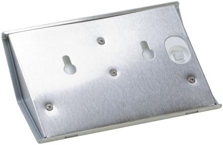 Stainless Steel Solar Powered Staircase Step and Wall Light with Amber LEDs (4 Pack)