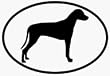 Rhodesian Ridgeback Oval Sticker