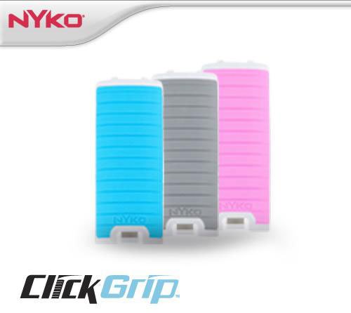 Click Grip for Wii  Pink & Grey