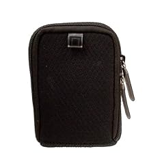Digital Kamera Case aus Neopren (schwarz) - stylishe H�lle im Waffeldesign und tolle Geschenkidee