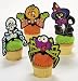 24 Halloween Character Cupcake Picks - Party Decorations & Cake Decorating Supplies