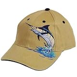 FISHHEAD GEAR FISHING VELCRO TAN KHAKI HAT CAP MARLIN # salt water fishing gear Reviews