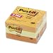 3M Post-it(R) Lined Notes, 4in. x 4in., Assorted Sunbrite Colors, Pack Of 3