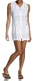 Dotti Women's Vintage Lace Sleeveless Zip Front Hoodie with Side Pockets