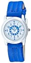Scout - 280306001 - Montre Enfant - Garçon - Quartz analogique - Bracelet Cuir Bleu - Boitier Acier
