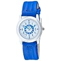 Scout - 280306001 - Montre Enfant - Gar�on - Quartz analogique - Bracelet Cuir Bleu - Boitier Acier