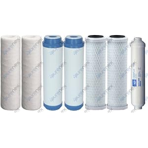 Purenex 7PK-GAC ISpring 7-PK RO Filters 1-Year Replacement Filter Kit